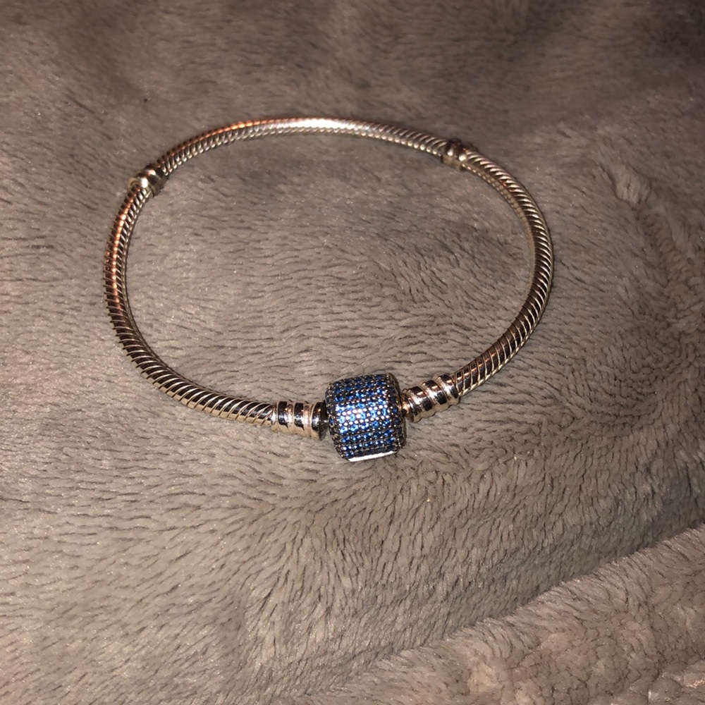 Pandora blue pave bracelet
